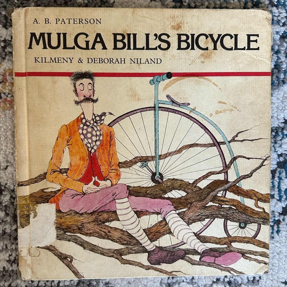 Vintage Children’s Book Mulga Bill's Bicycle Book by A.B. Paterson 1973